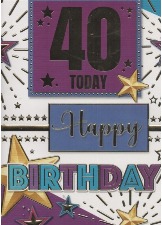 40 Today Happy Birthday